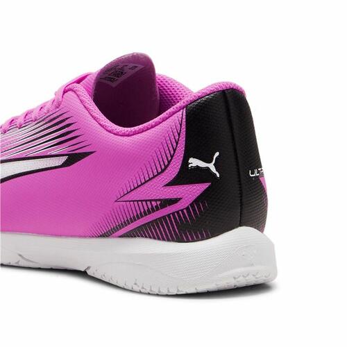 Indendørs fodboldstøvler til børn Puma Ultra Play Hvid Mørk pink Børns Unisex 38