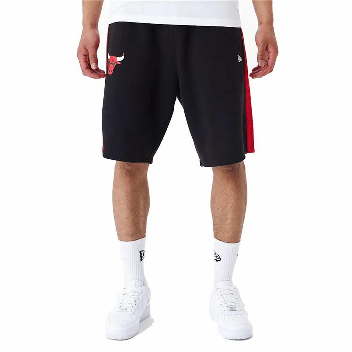 New Era NBA Mesh Panel OS Shorts CHIBUL - herre shorts, sort (S)
