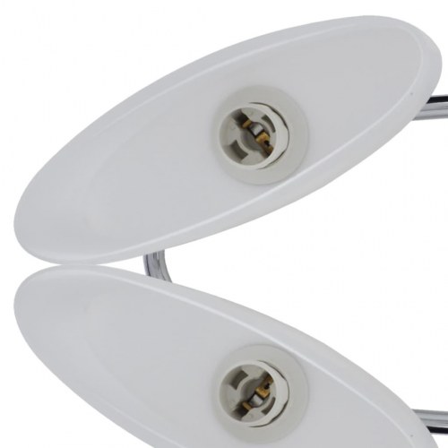 Loftlamper med 6 ellipseformede glasskærme E14 - 2 stk.