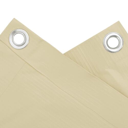 Altanafskærmning 1000x90 cm PVC cremefarvet