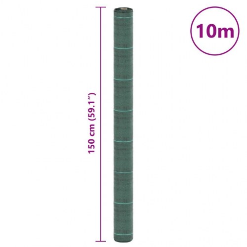 Ukrudtsdug 1,5×10 m i PP - grøn