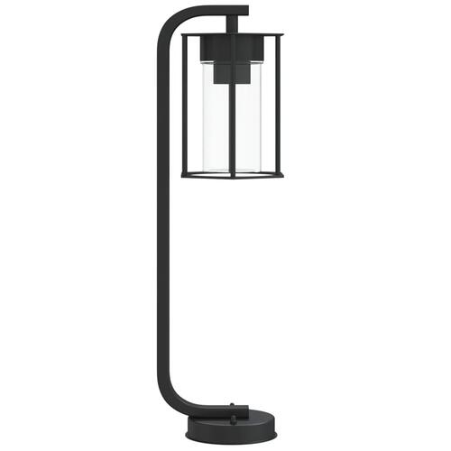 Udendørs standerlampe 3 stk. 60 cm rustfrit stål sort