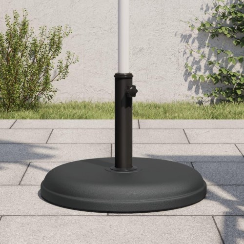 Parasolfod rund 15 kg - til Ø32/35/38 mm stænger, sort