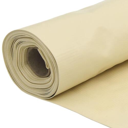 Altanafskærmning 800x120 cm PVC cremefarvet