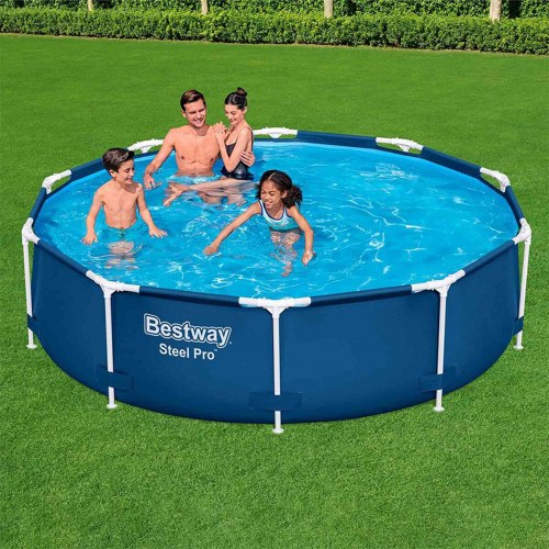 Pool Aftageligt Bestway 305 x 76 cm 305 x 305 x 76 cm