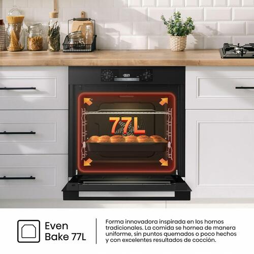 Pyrolyse ovn Hisense BI64213EPB 3500 W 2300 W 77 L