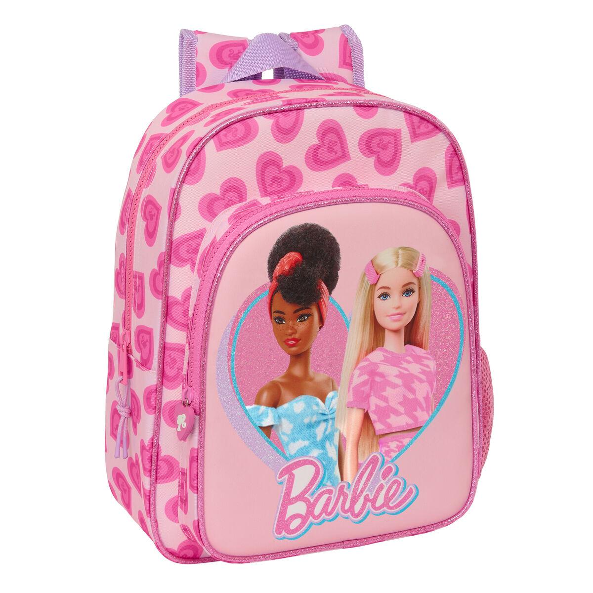 Skoletaske Barbie Love Pink