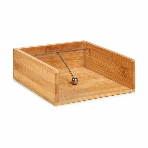 Servietholder Brun Bambus 18,2 x 7 x 21,6 cm (12 enheder)
