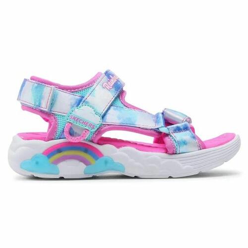 Sandaler til børn Skechers Rainbow Racer Pink 34