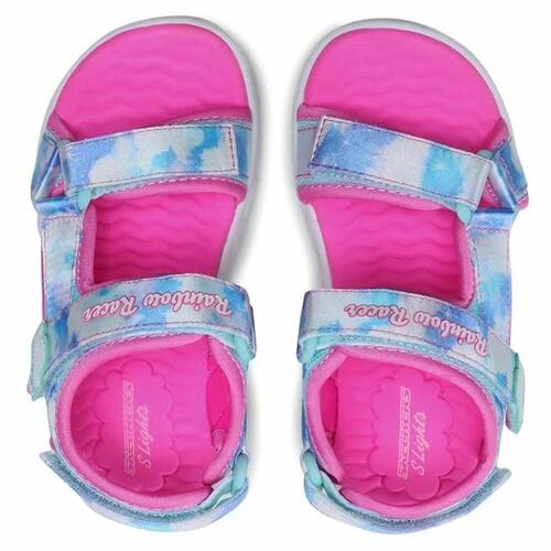 Sandaler til børn Skechers Rainbow Racer Pink 34
