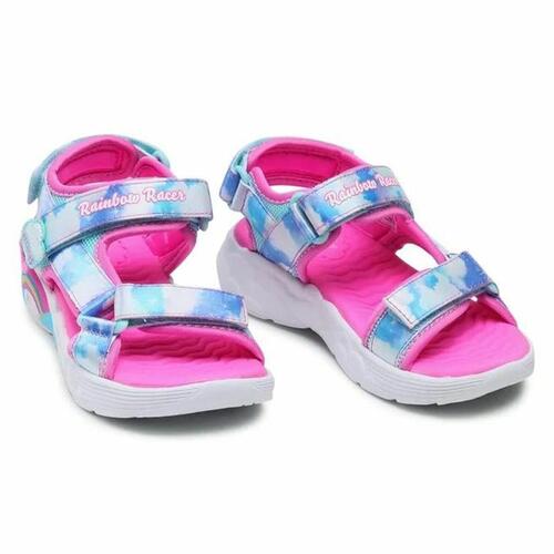 Sandaler til børn Skechers Rainbow Racer Pink 34