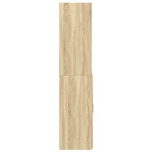 Skab 70x42,5x185 cm konstrueret træ sonoma-eg