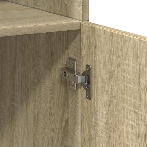 Skab 70x42,5x185 cm konstrueret træ sonoma-eg