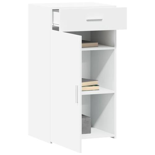 Skab 50x42,5x93 cm konstrueret træ hvid