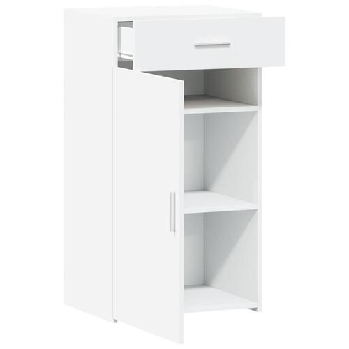 Skab 50x42,5x93 cm konstrueret træ hvid