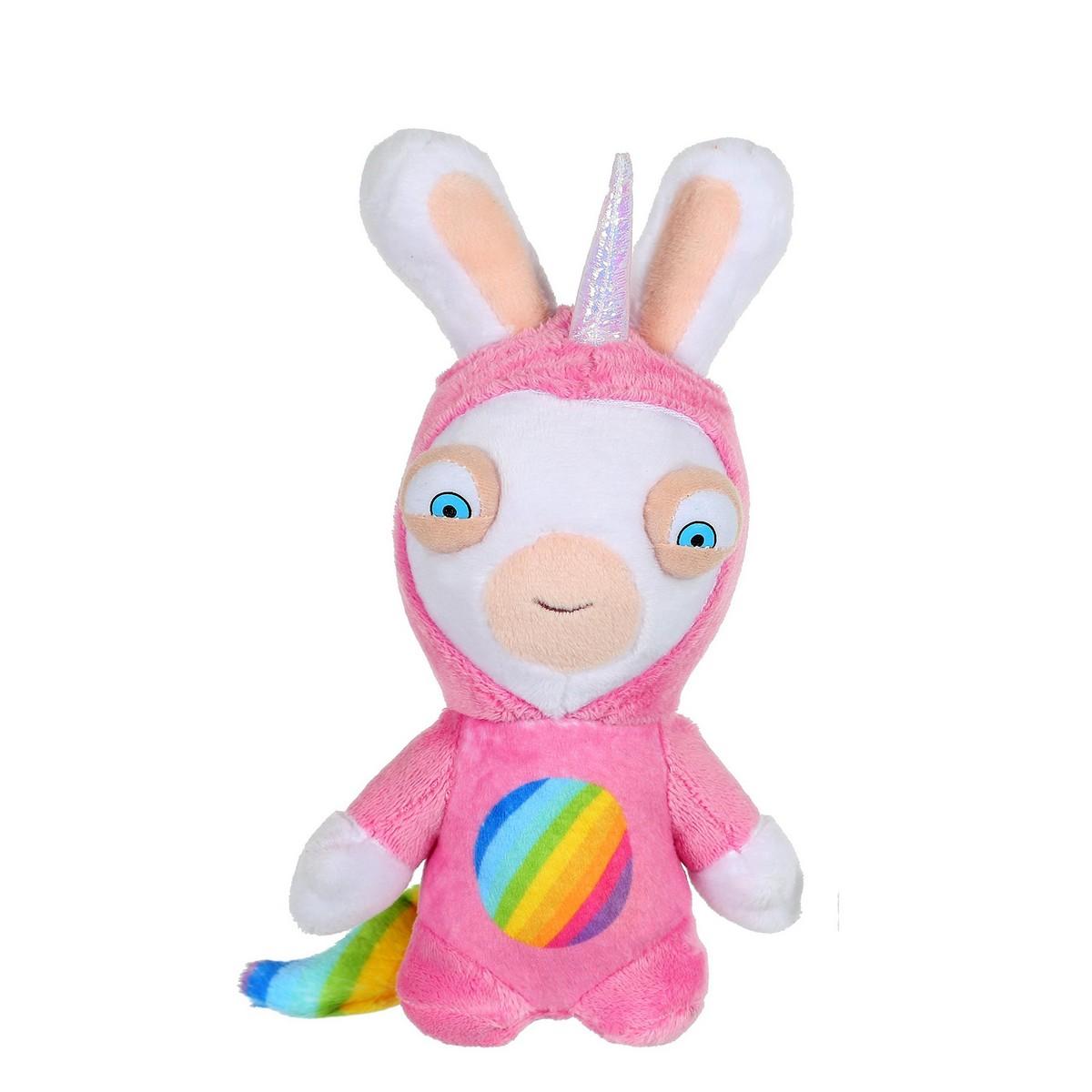Tøjdyr Gipsy Rabbids Lapicorn enhjørning 18 cm - med lyd, pink billede