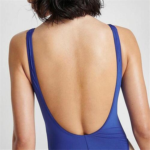 Badetøj til Kvinder Nike U-Back One Piece Blå XS