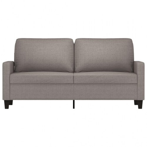 2-personers sofa i stof - gråbrun, sædebredde 140 cm