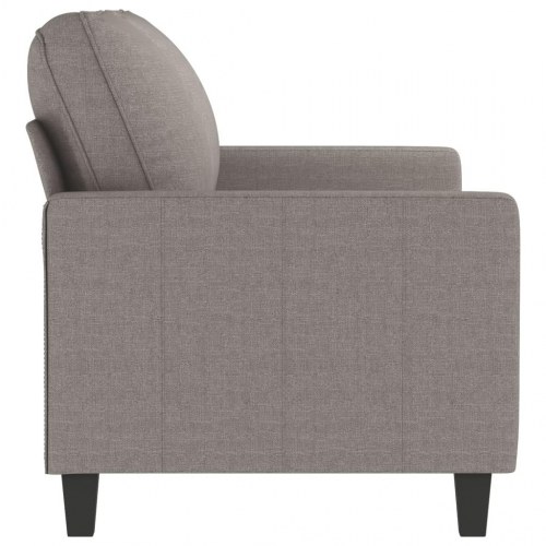 2-personers sofa i stof - gråbrun, sædebredde 140 cm