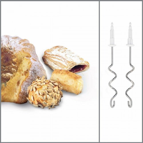 BOSCH MFQ40304 håndmixer 500 W - hvid/rød med piskeris og dejkroge