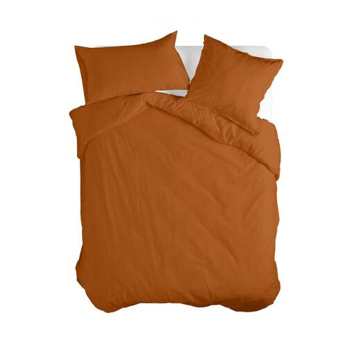 Nordisk cover HappyFriday BASIC Terrakotta 220 x 220 cm