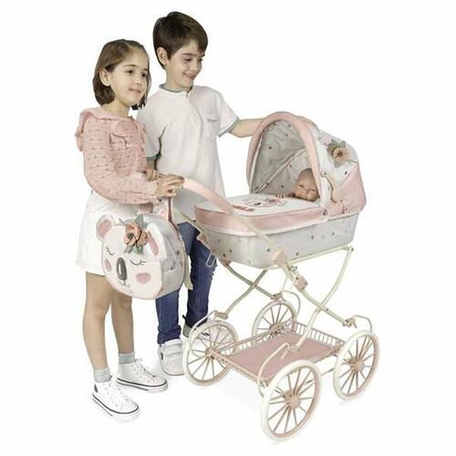 Decuevas koala barnevogn til dukker - 42 × 80 × 81 cm