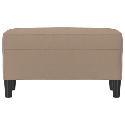 Bænk 70x35x41 cm kunstlæder cappuccinofarvet