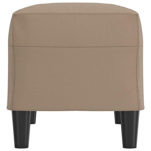 Bænk 70x35x41 cm kunstlæder cappuccinofarvet