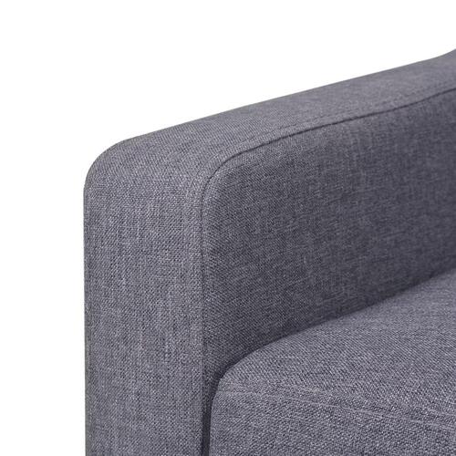 3-personers sofa stof grå