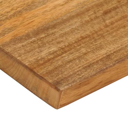 Bordplade 80x20x3,8 cm naturlig kant massivt mangotræ