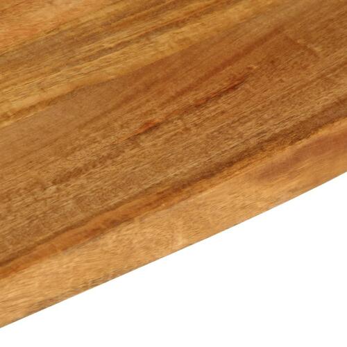 Bordplade 80x20x3,8 cm naturlig kant massivt mangotræ
