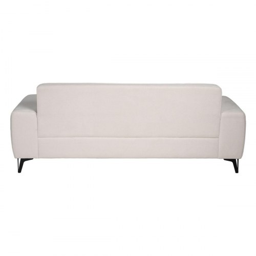 3 personers sofa Flødefarvet Træ 220 x 87 x 85 cm