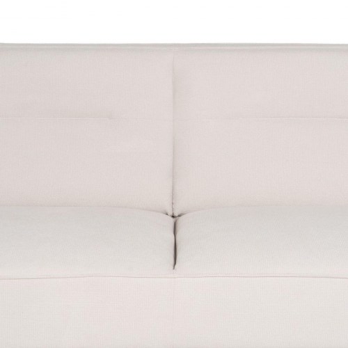 3 personers sofa Flødefarvet Træ 220 x 87 x 85 cm