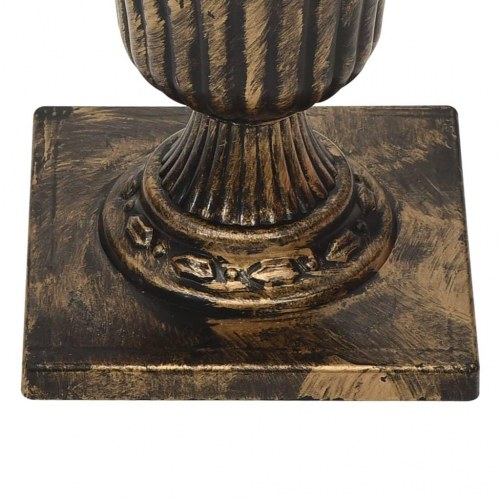 Juletræ med lys og potte PVC 120 cm hvid