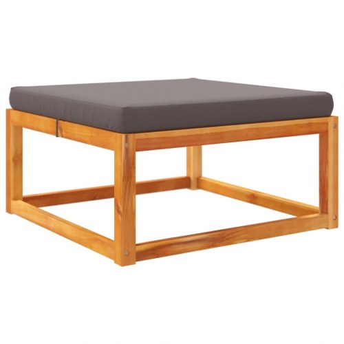 Havesofasæt med 5 dele og hynder i træ akacie og rattan