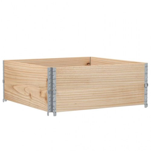 Plantekasse 100 x 100 cm i massivt fyrretræ
