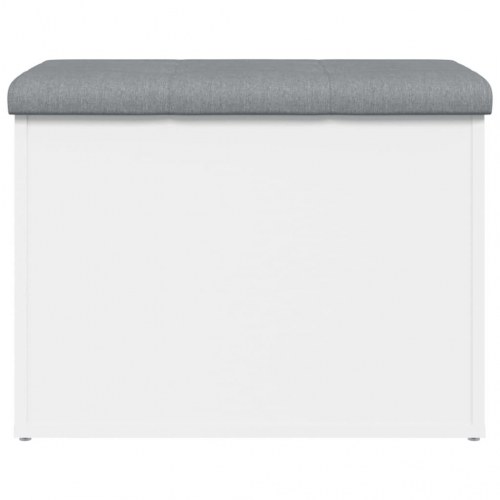 Opbevaringsbænk hvid 62x42x45 cm konstrueret træ