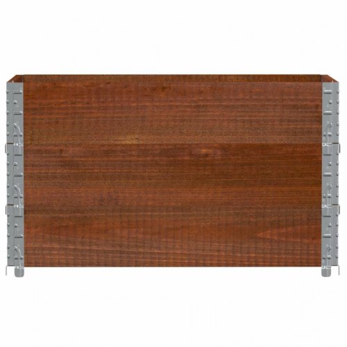 Plantekasse 100 x 50 cm i massivt fyrretræ - brun