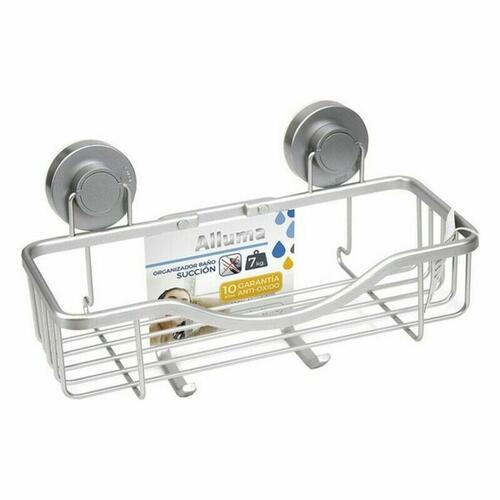 Støtte organizer til badeværelset Confortime Aluminium (6 enheder)