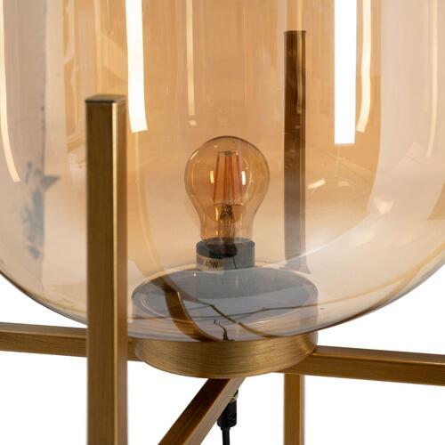 Gulvlampe Gylden Metal Krystal 40 W 220-240 V 39 x 39 x 143 cm