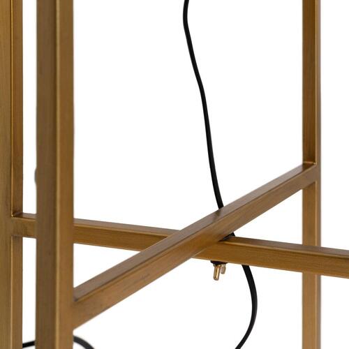 Gulvlampe Gylden Metal Krystal 40 W 220-240 V 39 x 39 x 143 cm