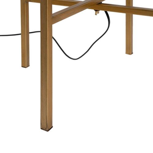Gulvlampe Gylden Metal Krystal 40 W 220-240 V 39 x 39 x 143 cm