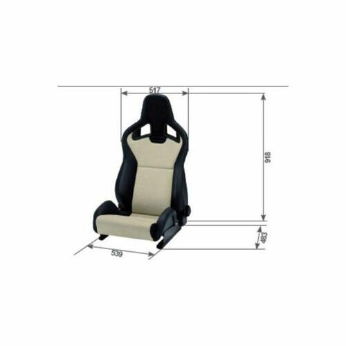 Sæde Recaro RC411002132 Sort