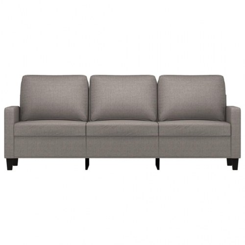 3-personers sofa i stof - 180 cm, gråbrun