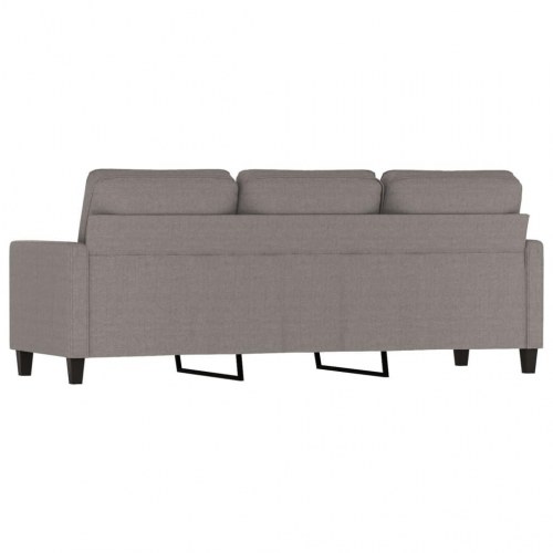 3-personers sofa i stof - 180 cm, gråbrun