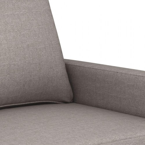 3-personers sofa i stof - 180 cm, gråbrun