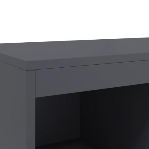 Skab i koldvalset stål 68 x 39 x 111,5 cm - antracitgrå