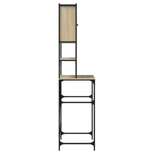 Vaskemaskineskab 68x48,5x194 cm sonoma-eg