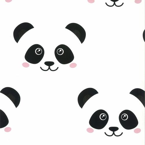 Noordwand tapet Fabulous World Panda hvid