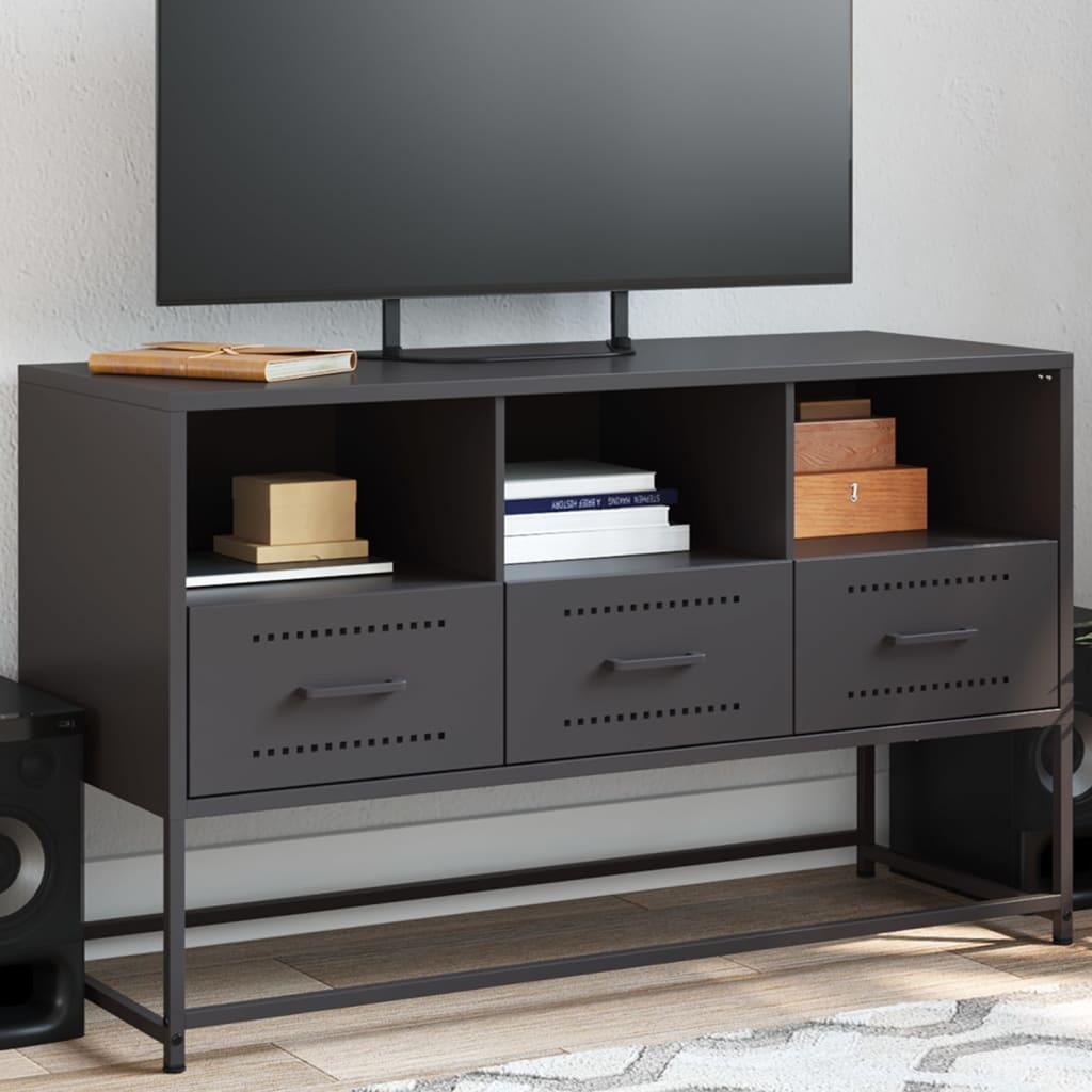 Tv Bord 100 5x39x60 5 Cm Stål Sort